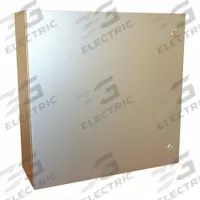 HAMMOND Electrical Enclosure: 304 Stainless Steel, 24 in x 24 in x 8 in, NEMA 12/13/3R/4/4X, Hinged (MPN EN4SD24248SS). Key specifications — Brand: HAMMOND; Closure Method: 1/4-Turn Latch; Enclosure Material: 304 Stainless Steel; Knockouts: Not Included.