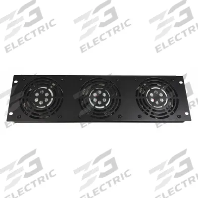 VIDEO MOUNT PRODUCTS Fan Kit: 3 U, EREN3FANKIT, 1 3/4 in Overall Dp - Fan Kits for Server Rack Enclosures