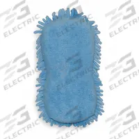 TOUGH GUY Microfiber Sponge: Sponge, Microfiber, 4 1/2 in Outside Dia, Blue, 2 3/4 in Thick (MPN 2ZPE4). Key specifications — Material: Microfiber; Product Type: Sponge; Color: Blue; Brand: TOUGH GUY.