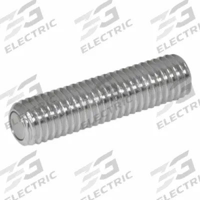 JW WINCO Set Screw with Magnet: Zinc Plated, Steel, M12 Thread Size, 25 mm Overall Lg - Magnetic Flat Point Set Screws