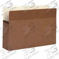 BUSINESS SOURCE File Pocket: Redrope, 14 3/4 in Ht, 9 1/2 in Wd, Red, 25 PK (MPN BSN65794). Key specifications — Brand: BUSINESS SOURCE; Material: Redrope; Color: Red.