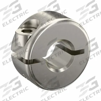 RULAND MANUFACTURING Shaft Collar: 1-Piece, Metric, Round, Clamp-On, 7 mm Bore Dia - Stainless Steel Shaft Collars