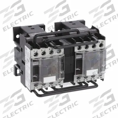 Dayton Magnetic Contactor: Reversing, 3 Poles, 3NO Contacts, 9 A - Reversing IEC Contactors