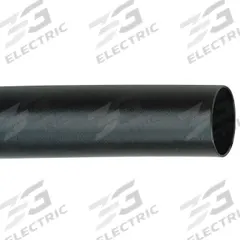 3M Heat Shrink Tubing: 0.38 in I.D. Before Shrinking, 0.19 in I.D. After Shrinking, 200 ft Lg, 3 PK (MPN FP-301VW-3/8-Black-200'). Key specifications — Color: Black; Brand: 3M.