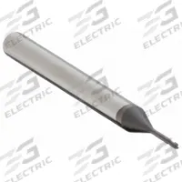 OSG Ball End Mill: Carbide, Diamond Coated, 2 Flute, 3/64" Mill Dia, 3/16" LOC, 1-3/4" OAL (MPN 70100216)