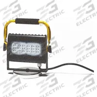 SOUTHWIRE Temporary Job Site Light: 3,000 lm Max Brightness, LED, 1, 1 Brightness Levels, 120V AC (MPN 411430). Key specifications — attr562627: Black/Yellow; attr562654: LED; attr562671: 120V AC; attr562613: SOUTHWIRE; attr873195: 1.