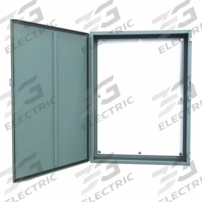 HAMMOND Electrical Enclosure: Steel, 48 in x 36 in x 10 in, NEMA 12/13, w/Panel - Steel Dust-Tight Enclosures