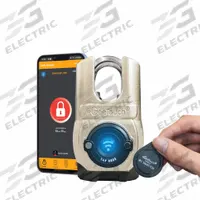 EGEETOUCH Bluetooth Padlock: Silver, Zinc Die-Cast, Stainless Steel Shackle (MPN 5-02503-94). Key specifications — attr1351169: NFC; attr1320070: Series 5th Gen; attr1314123: EGEETOUCH.