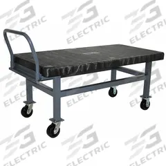 JAMCO Platform Truck: 2,000 lb, 65 in L x 31 in W x 43 in H Overall Dim., Gray, Plastic (MPN NP360P700GP). Key specifications — Color: Gray; Caster/Wheel Configuration: (2) Swivel; Brand: JAMCO.