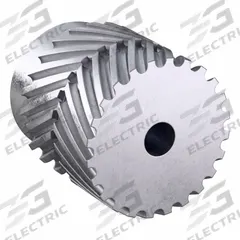 CONTINENTAL Gearbelt Pulley: Plain, 8 mm Pitch, For 50 mm Belt Wd, 24 Teeth, 1/2 in Bore Dia (MPN L-24S-MPB ALUMINUM). Key specifications — Brand: CONTINENTAL; Sub-brand: SilentSync.