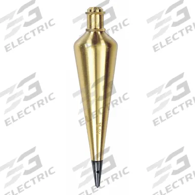 STANLEY Plumb Bob: Brass, 1 lb Wt, Inch Measurements - Brass Plumb Bobs