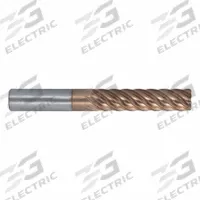 CLEVELAND Corner Radius End Mill: Carbide, T-Max Coated, 7 Flute, 3/8" Mill Dia, 1-1/8" LOC, 3" OAL (MPN C86278)