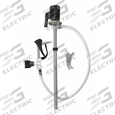 Dayton Electric Drum Pump: Pump with Hose & Nozzle, 1 1/10 hp HP, 220 V AC, 13 gpm - Centrifugal Electric Drum Pumps