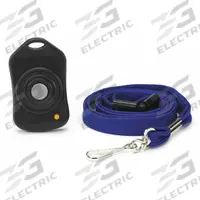 STANLEY ROAMALERT Radio Frequency Tag: 1 3/8 in Overall Lg, 7/16 in Overall Wd, Black, Battery (MPN AR3TA01-00D). Key specifications — Brand: STANLEY ROAMALERT; Color: Black; Includes: Battery; Compatible System: Roam Alert System.