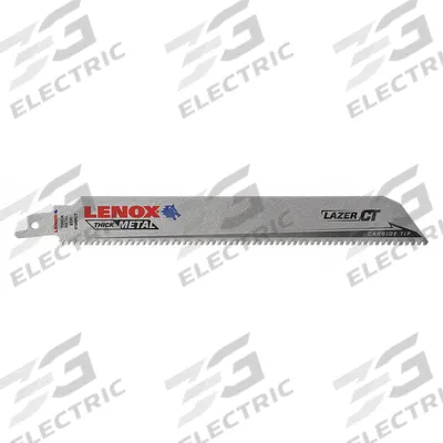 LENOX Reciprocating Saw Blade: 8 Teeth per Inch, 9 in Blade Lg, 0.05 in Blade Thick - Thick-Metal-Cutting Blades