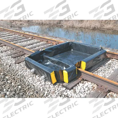 ENPAC Rail Spill Containment Berm: 48 in x 4 ft x 12 in - Railroad Track Berms