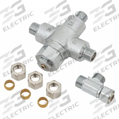 ACORN Thermostatic Mixing Valve: 3/8 in Inlet Connection Size, 3/8 in Outlet Connection Size - Point-of-Use Mixing Valves