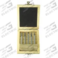 WESTWARD Carbide Bur Set: 1/4" Shank, Double Cut, 1/4" Head Dia, 5 pc (MPN 2LYT3). Key specifications — Trade Number: SF-1; Brand: WESTWARD.