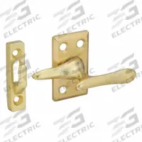 PRIME-LINE Window Lock: Bar Latch, Handle Included, Non-Handed, 2 13/32 in Overall Lg, Sash, Brass (MPN U 9935). Key specifications — Brand: PRIME-LINE; For Use With: Casement Windows; Finish: Painted; Color: Brass; Handing Orientation: Non-Handed; Mounting Location: Sash; Product Type: Window Lock.