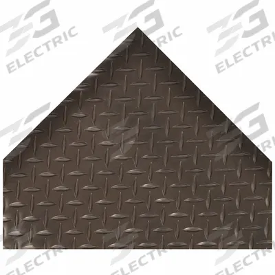 NOTRAX Traction Mat: Traction Mat, 4 ft x 75 ft, 4 ft Wd, 75 ft Lg, 1/8 in Thick - Diamond Plate Pattern Traction Mat