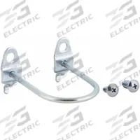APPROVED VENDOR U-Shaped Pegboard Hook: 9/32 in Peg Hole, For 1 in Pegboard Hole Spacing, 5 PK (MPN 5TPE9). Key specifications — Finish: Zinc-Plated; Color: Silver; Locking System: Screw-In; Mounting Type: Surface; Accessory Type: Closed U-Hook; Brand: APPROVED VENDOR.