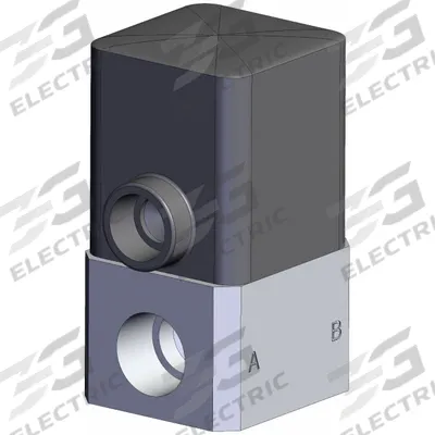 SMC Chemical Liquid Valve: 1/4 in, Air to Air, Fail Closed, Stainless Steel - High-Purity Pneumatically-Actuated Diaphragm Valves