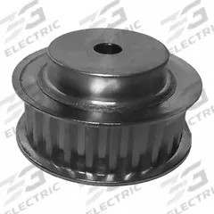 DAYTON Timing Pulley: Trapezoidal, Plain, For T5 Timing Belt Section, For 10 mm Belt Wd, 24 Teeth (MPN 21T5/24-2). Key specifications — Brand: DAYTON; Tooth Profile: Trapezoidal; Finish: Plain.