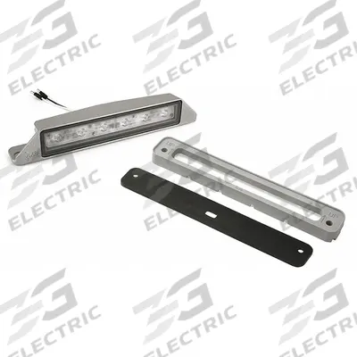 GROTE Vehicle Work Light: Rectangular, Flood, LED, Grommet, 0.18 in Male Bullet - Vehicle Floodlights