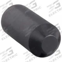 IDEAL Dual Wall End Cap: 5 Pk, 1.38 in I.D. Before Shrinking, 0.59 in I.D. After Shrinking, 5 PK (MPN 46-383). Key specifications — Shrink Tubing Properties: UV Light Resistant; Shrink Ratio: 3:1; Temp. Range: -55° to 110°F; Brand: IDEAL; _Pack Size: 5.