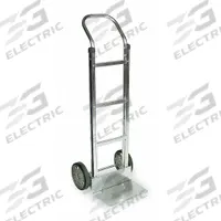 DAYTON General Purpose Hand Truck: 500 lb, Flow-Back, Silver, Aluminum, Tread on Core (MPN 6W046). Key specifications — Brand: DAYTON.