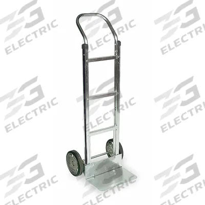 Dayton General Purpose Hand Truck: 500 lb, Flow-Back, Silver, Aluminum - Corrosion-Resistant Hand Trucks