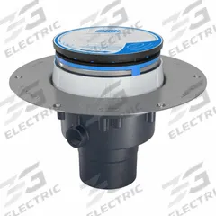 ZURN Floor Drain: 9 7/8 in Overall Dia, 5 in Grate Size, 4 in Nominal Pipe Size, Solvent Weld, PVC (MPN EZ2-PV3-CC). Key specifications — Color: Bronze; Connection Type: Solvent Weld; Brand: ZURN; Includes: Stainless Steel Clamp Collar.
