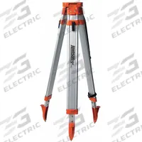 JOHNSON LEVEL Tripod: 4 ft – 5 ft, Laser Levels, Flat Head, Carrying Strap/Plumb Bob Hook, Aluminum (MPN 40-6335). Key specifications — attr938954: JOHNSON LEVEL; attr938956: Laser Levels; attr938960: Flat; attr938961: Plumb Bob Hook; attr938962: Aluminum; attr938963: 5/8"-11.