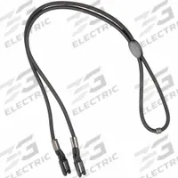 MCR SAFETY Eyewear Lanyard: Solid, 22 in Overall Lg, Black, Clip, Adj/Breakaway/X-Ray Detectable (MPN 214). Key specifications — Features: Breakaway; Color: Black; Brand: MCR SAFETY.