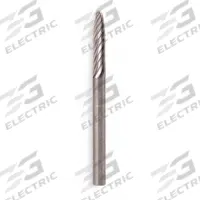 WIDIA Carbide Bur: Ball-Nosed Tree, SF-3, Single Cut, 3/8" x 3/4" Head, 1/4" Shank (MPN M40385). Key specifications — Trade Number: SF-3; Brand: WIDIA METAL REMOVAL.