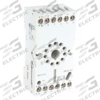 SCHNEIDER Relay Socket: 12 A Rating, DIN-Rail Socket Mounting, 11 Pins, B Socket, Std, Finger Safe (MPN 70-750E11-1). Key specifications — Brand: SCHNEIDER.