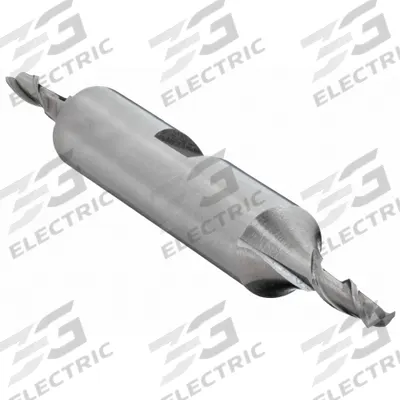 YG-1 Square End Mill: High Speed Steel, Double End, 2 Flute, 1/4" Mill Dia, 1/2" LOC - Double-End High-Speed Steel Square End Mills