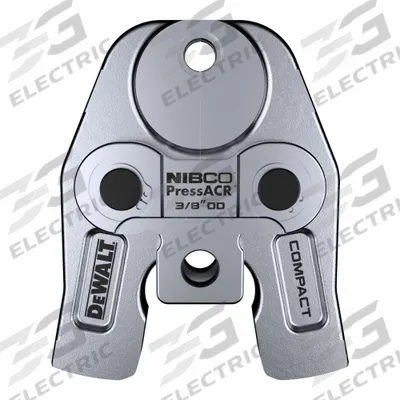 DEWALT Press Jaw: 3/8 in Pipe, NIBCO PressACR Refrigeration Press Fitting System - Jaws for Compact Press Tools