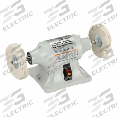 Dayton Bench Buffer: Fixed Speed, 1/2 hp, 6 in Max Wheel Dia, 3,450 RPM - Fixed-Speed Bench Buffers