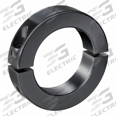 RULAND MANUFACTURING Shaft Collar: 2-Piece, Metric, Round, Clamp-On, 55 mm Bore Dia - Steel Shaft Collars