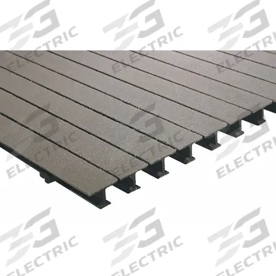 FIBERGRATE Fiberglass Pultruded Grating: Structural Grating, 4 ft x 10 ft Nominal Size (WxL) - Flame-Resistant Structural Pedestrian Grating