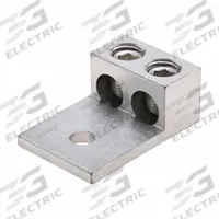 POLARIS Mechanical Connector: For Wire Size 6 AWG – 250 kcmil, 2 Wire Terminations (MPN 2-250T). Key specifications — Brand: POLARIS; Lug Material: Tin-Plated Aluminum.