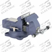PALMGREN Combination Vise: Heavy Duty, Enclosed, 5 in Jaw Face Wd, 6 in Max Jaw Opening, Serrated (MPN 9629745). Key specifications — attr663938: PALMGREN; attr669110: Steel.