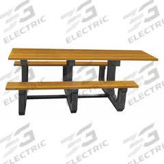 ULTRASITE ADA Picnic Table: Vandal Resistant Resinwood, Cedar, 29 3/4 in Overall Ht, PB 6CEDPARKPADA. Key specifications — Brand: ULTRASITE; Tabletop Color: Cedar; Manufacturer Part Number: PB 6CEDPARKPADA; Standards: ADA Accessible; Product Type: ADA Picnic Table; Frame Material: Steel.