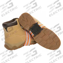 DUE NORTH Traction Device: Traction Device, 4 Spikes Per Shoe, 1 3/4 in Overall Wd, Polyester, 1 PR (MPN V3551170-O/S). Key specifications — Brand: DUE NORTH; Traction Attachment Style: Strap-On; Traction Material: Tungsten Carbide; For Use on Surface Types: Ice.