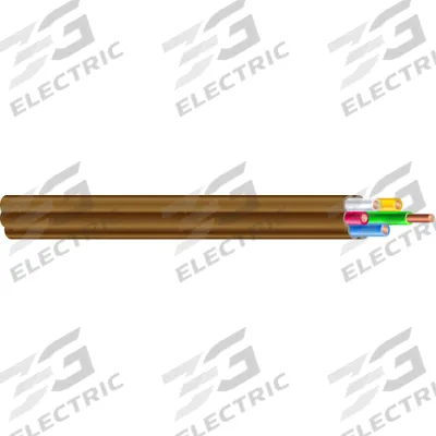 SOUTHWIRE Thermostat Wire: 18 AWG Conductor Size, 7 Conductors, 250 ft Overall Lg - Nonplenum-Rated Thermostat Wires