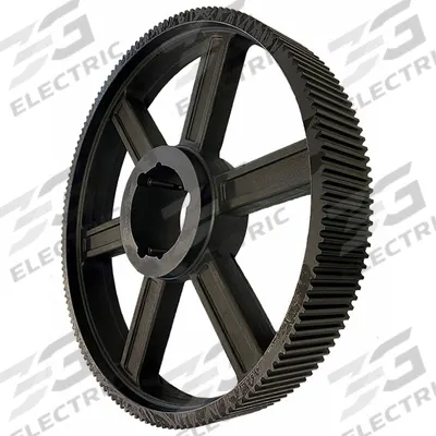 APPROVED VENDOR Timing Belt Pulley: Modified Curvilinear, Bushed - GT Section Taper Lock Bushed Timing Pulleys