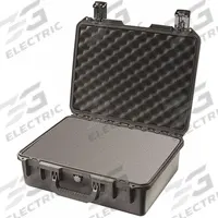 PELICAN Protective Case: 13 in x 18 in x 6 3/4 in Inside, Convoluted/Pick and Pluck/Solid, Black (MPN IM2400). Key specifications — Closure Type: Padlock Hasp; Material: Plastic; Brand: PELICAN; Includes Foam Insert: Foam Insert Included.