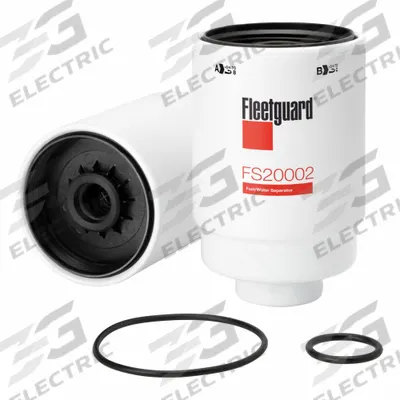 FLEETGUARD Automotive Fuel Filter: 18 1/8 in Overall Lg - Spin-On Fuel/Water Separators