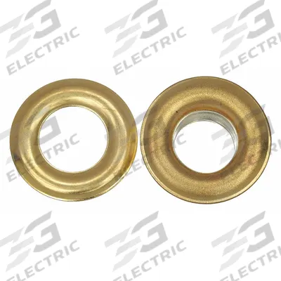 WESTWARD Grommet Kit Refill: Brass, 0.5 in Inside Dia, 1.06 in Outside Dia - Brass Grommets